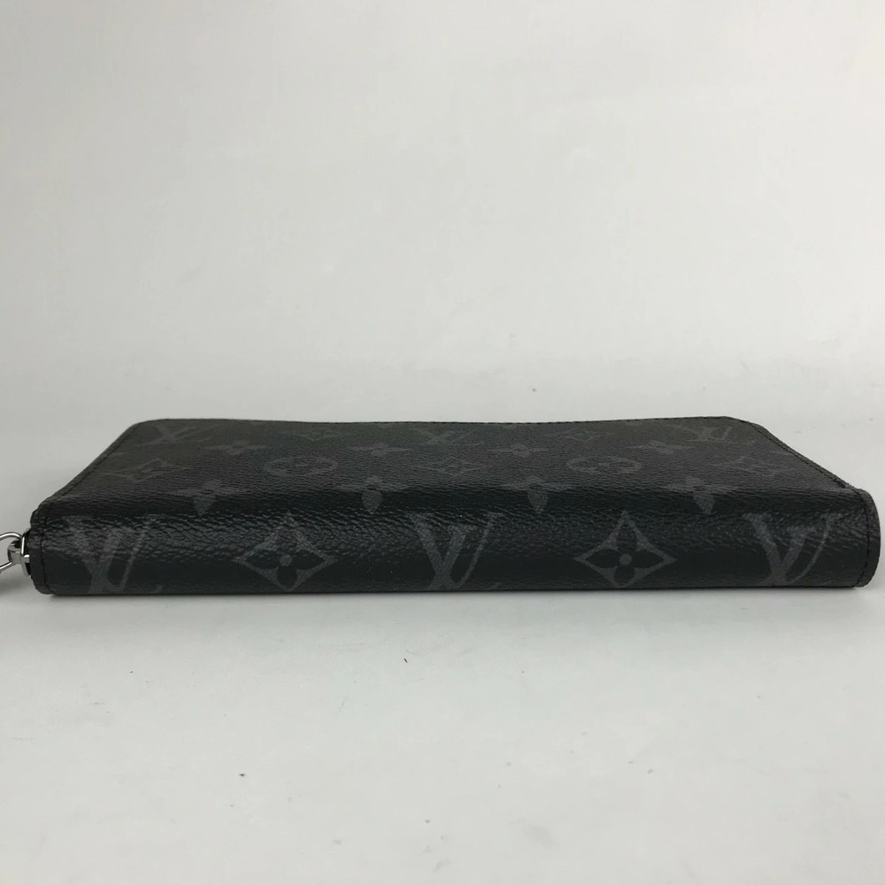 LOUIS VUITTON Long Wallet Zippy Monogram Horizontal Black - Picture 4 of 9